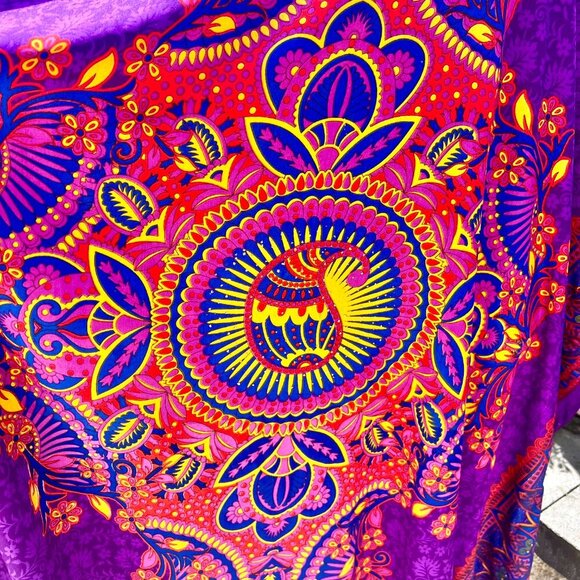 NWT Sante Beautiful Long Lightweight Kaftan Dress One Size - Picture 7 of 8